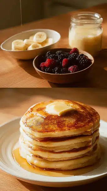 Fluffy Sourdough Discard Pancakes