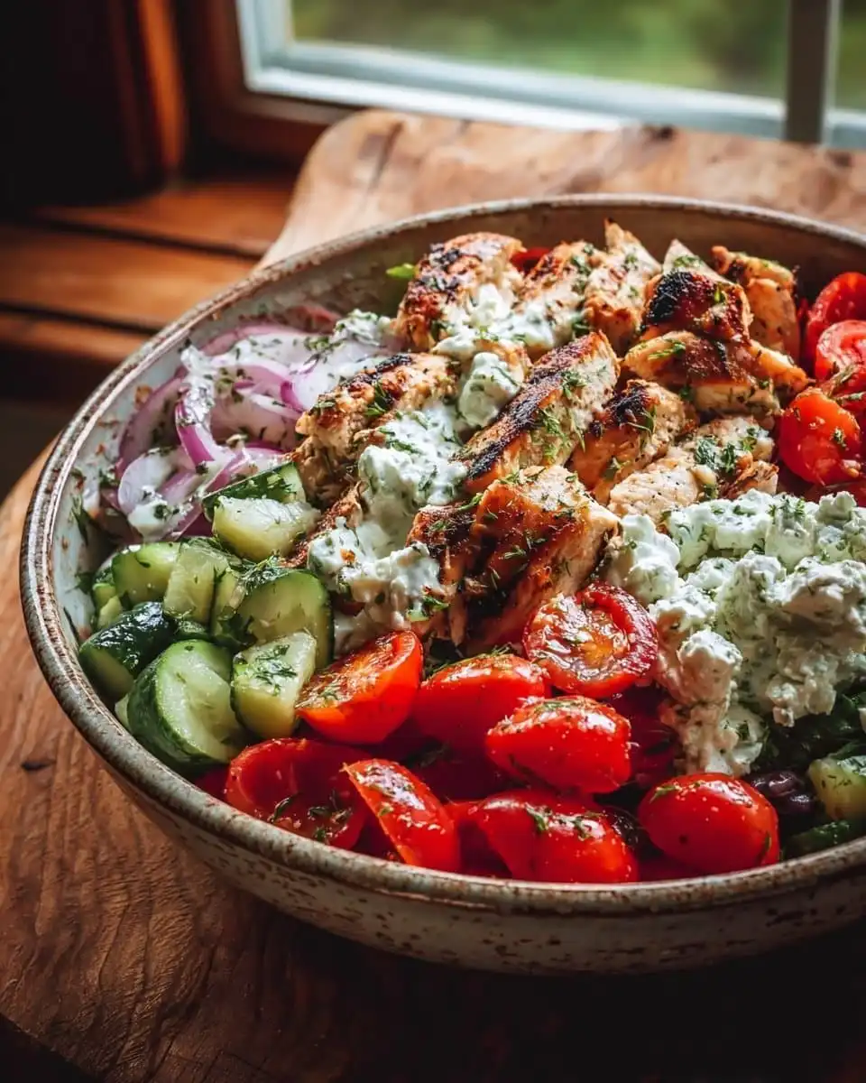 Greek Chicken Bowls
