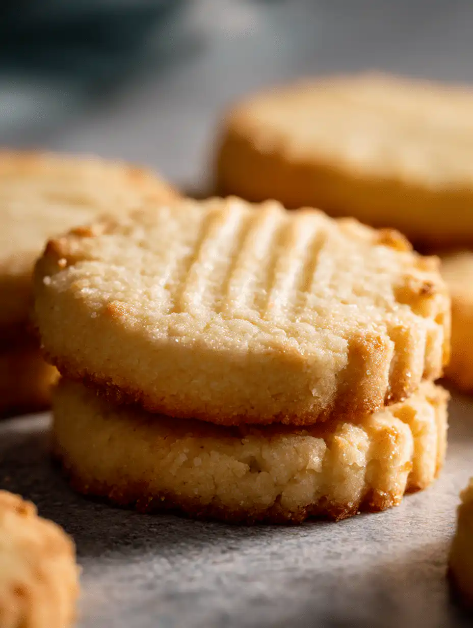 Sourdough Shortbread Cookies