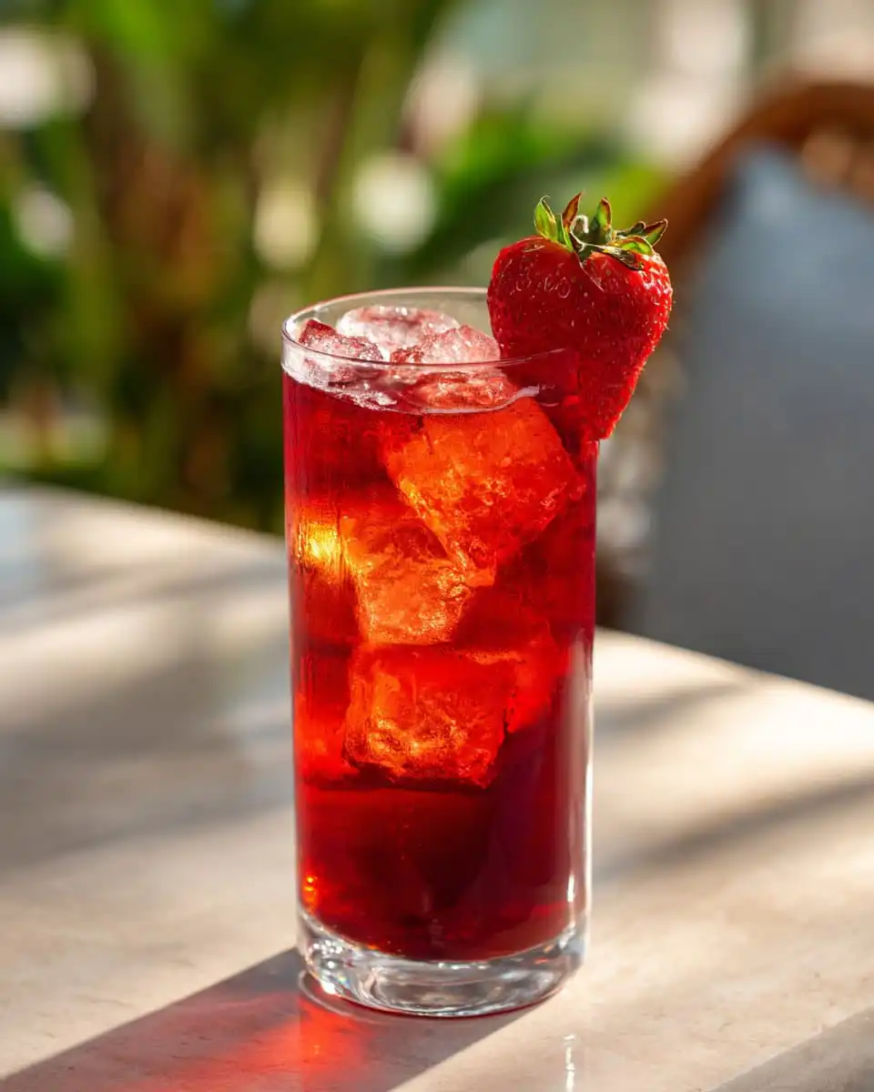 The Best Hibiscus Tea Strawberry-Lemonade Refresher