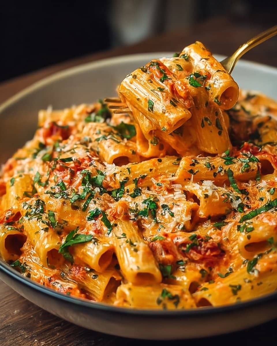 Creamy Tomato Garlic Pasta