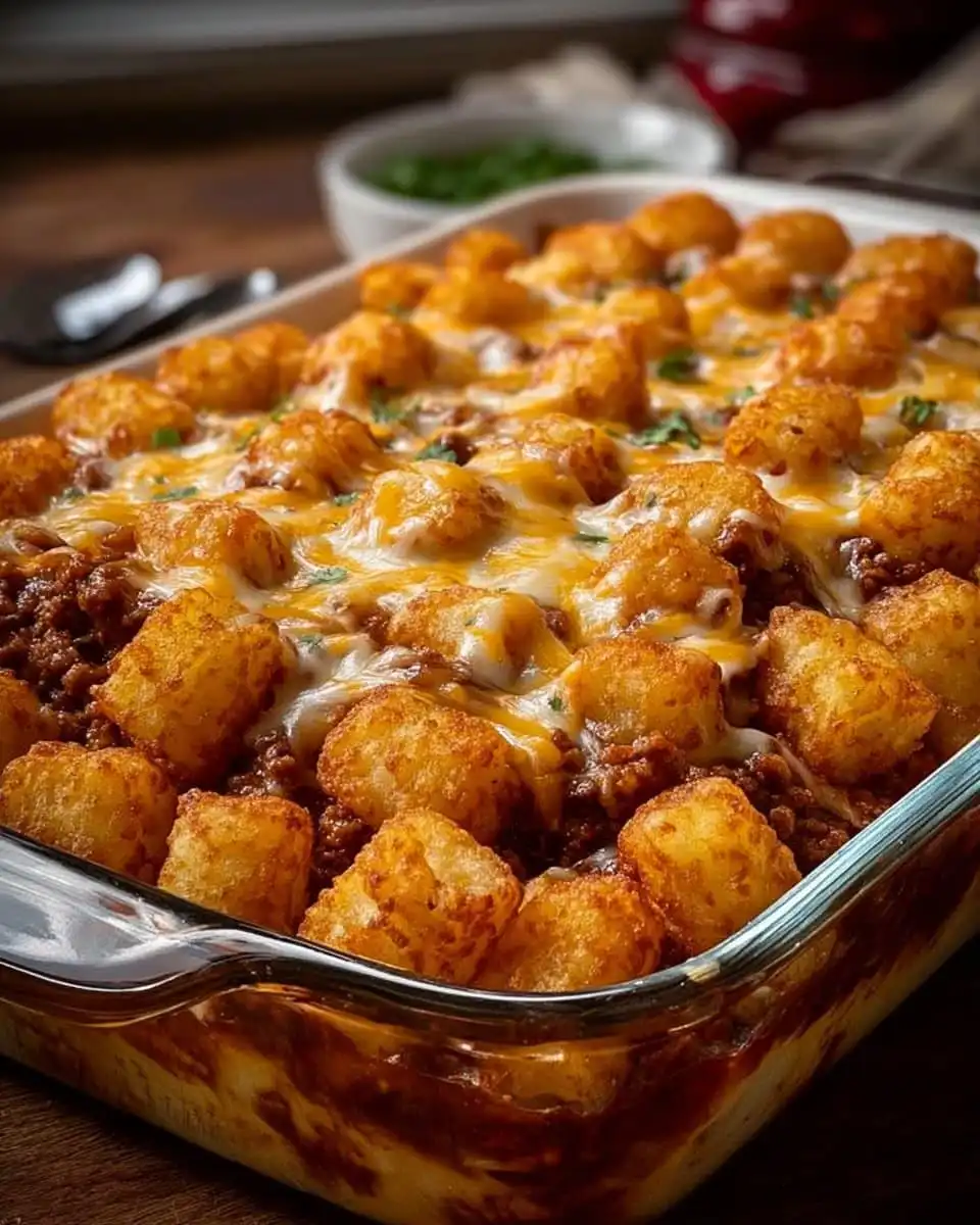 Chili Cheese Tater Tot Casserole: A Family Favorite Dish!