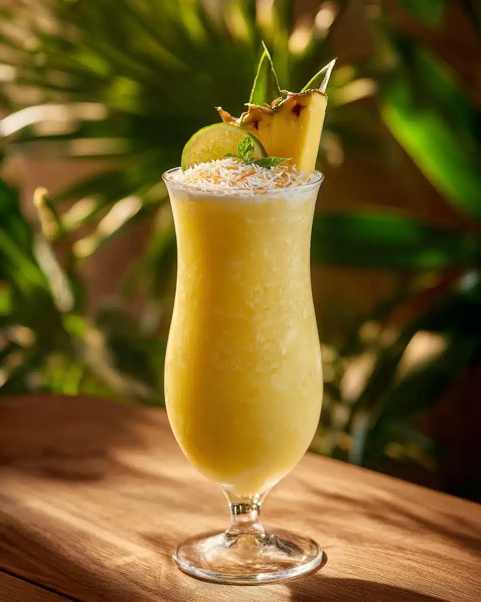 Non Alcoholic Piña Colada Punch