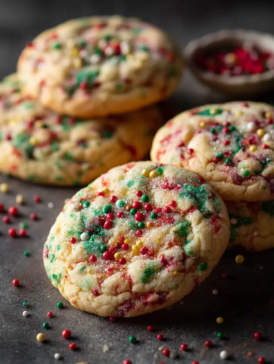Sourdough Sprinkle Cookies