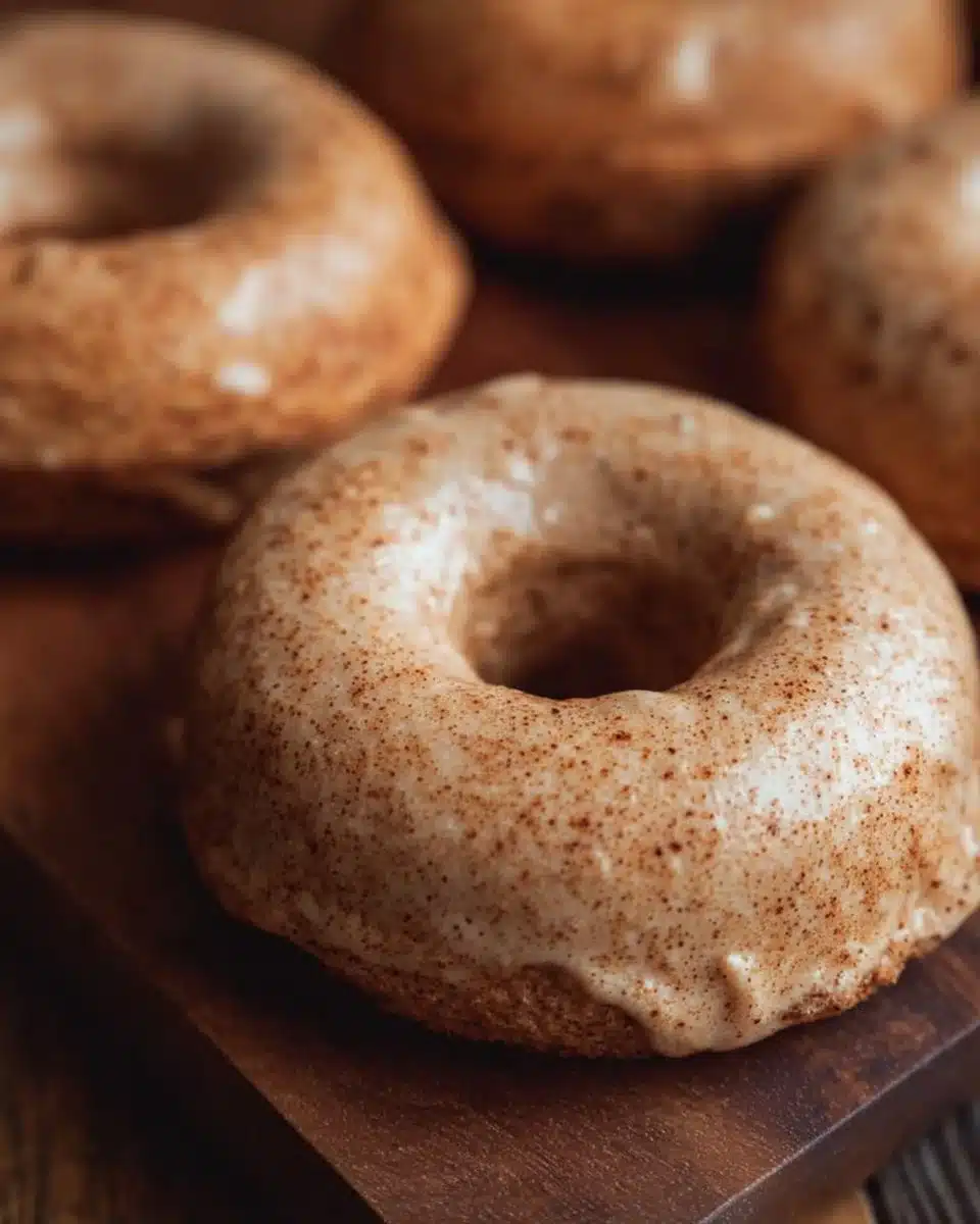 100 Calorie Banana Bread Donuts