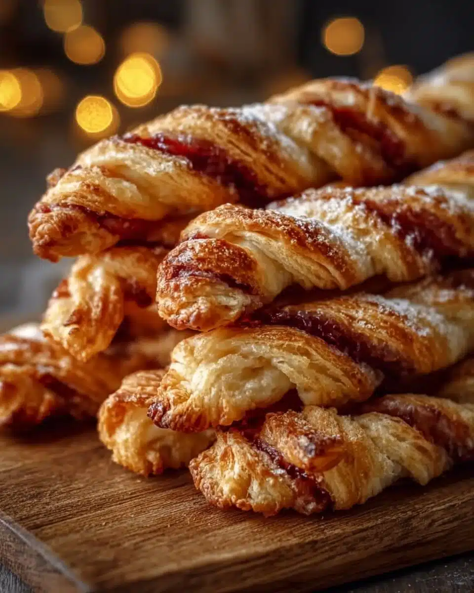 Berry Puff Twists