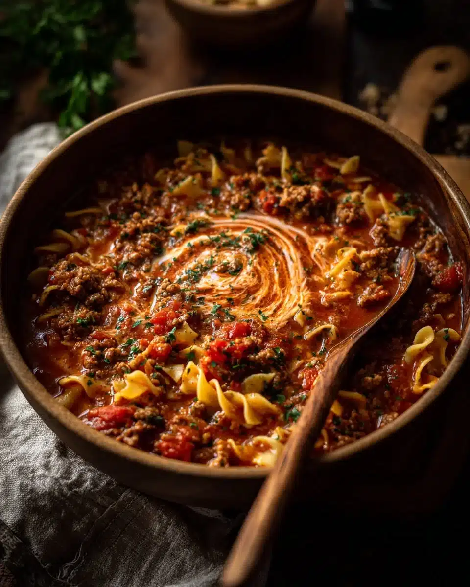 BEST EVER One-Pot Lasagna Soup Recipe!