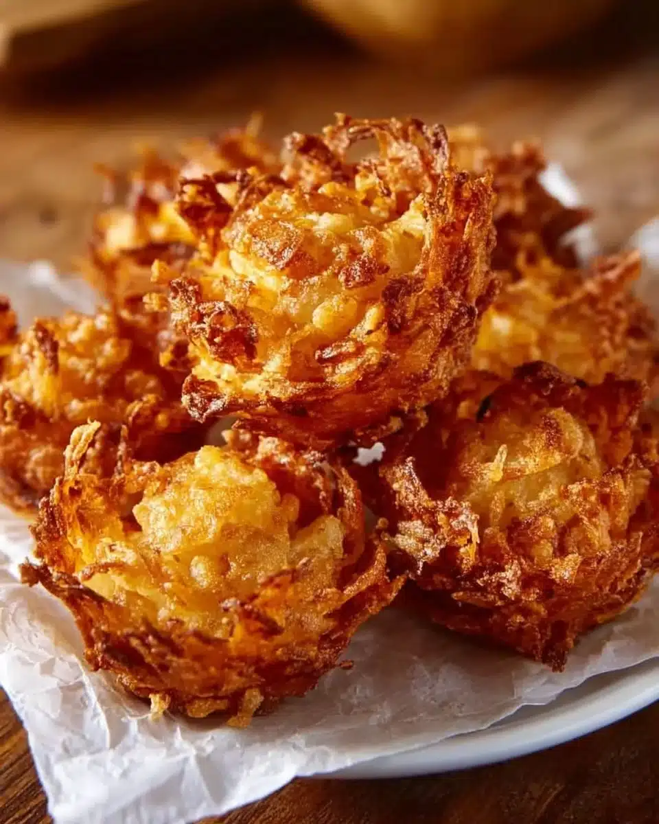 Bite-Sized Blooming Onions