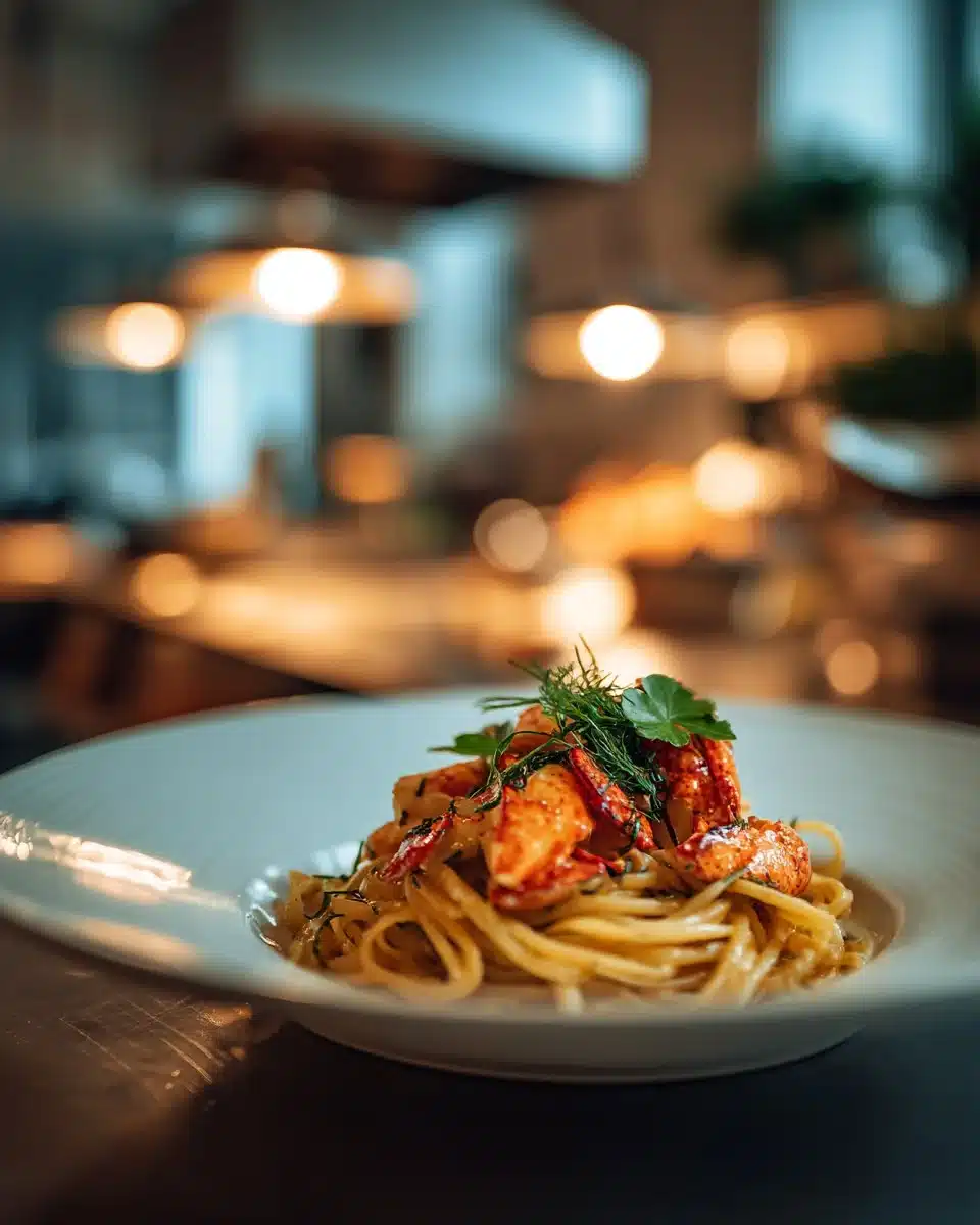 Buttered Lobster Pasta