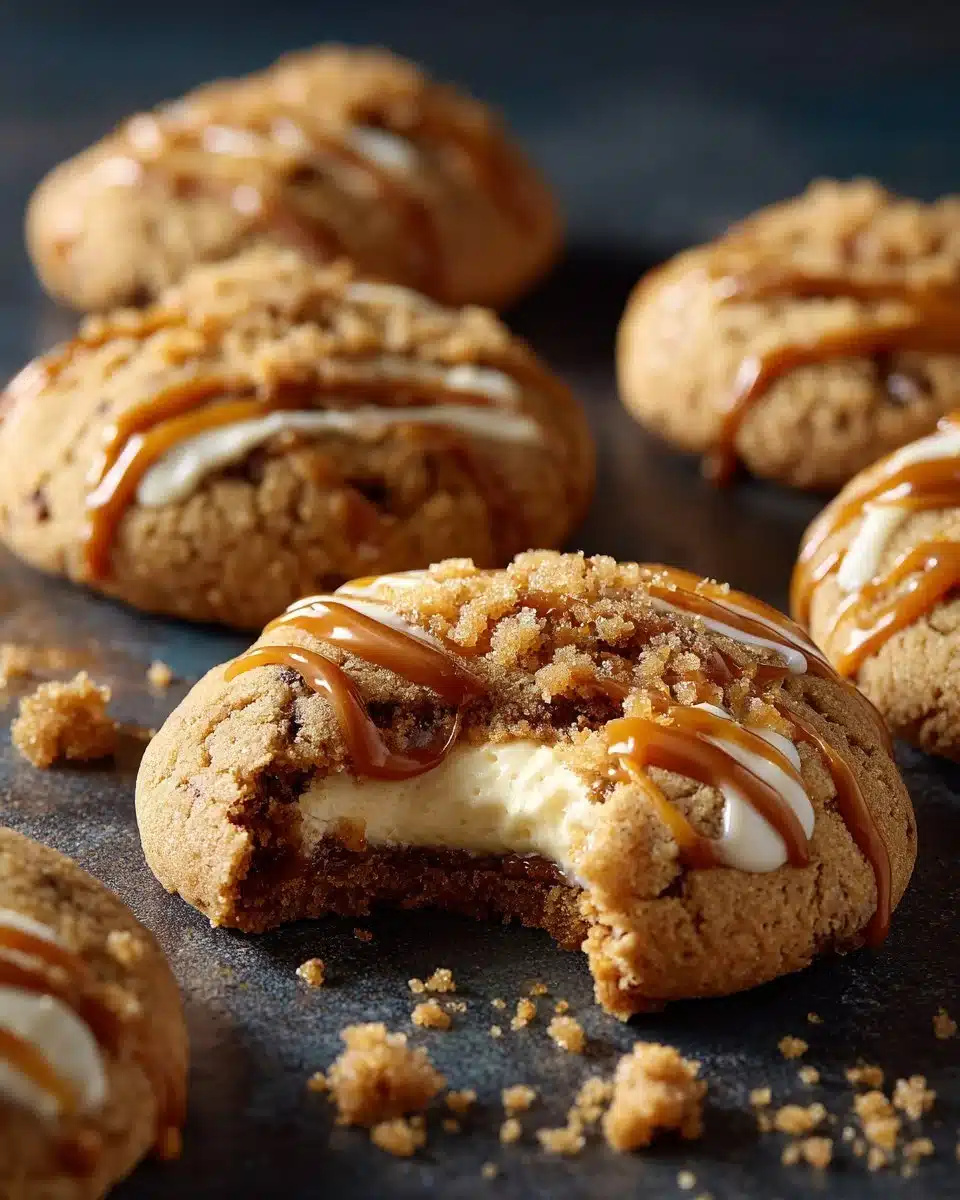 Caramel Cheesecake Cookies