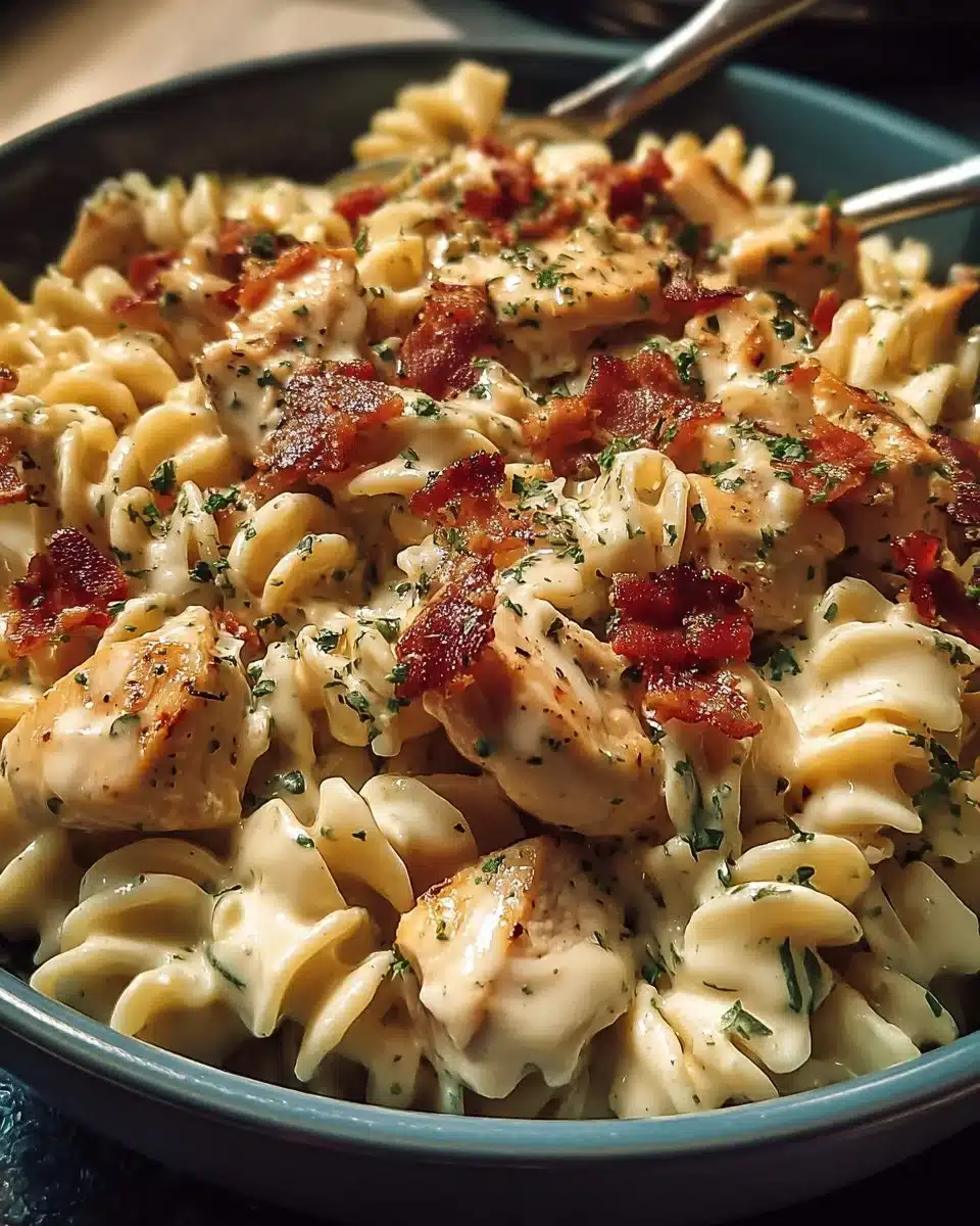 Chicken Bacon Ranch Pasta