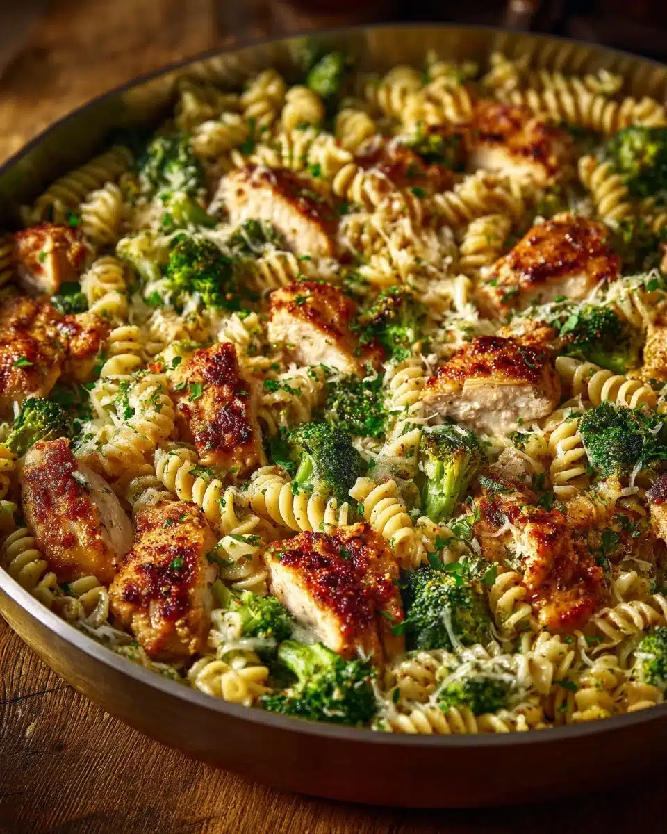 Creamy Rotisserie Chicken Broccoli Pasta