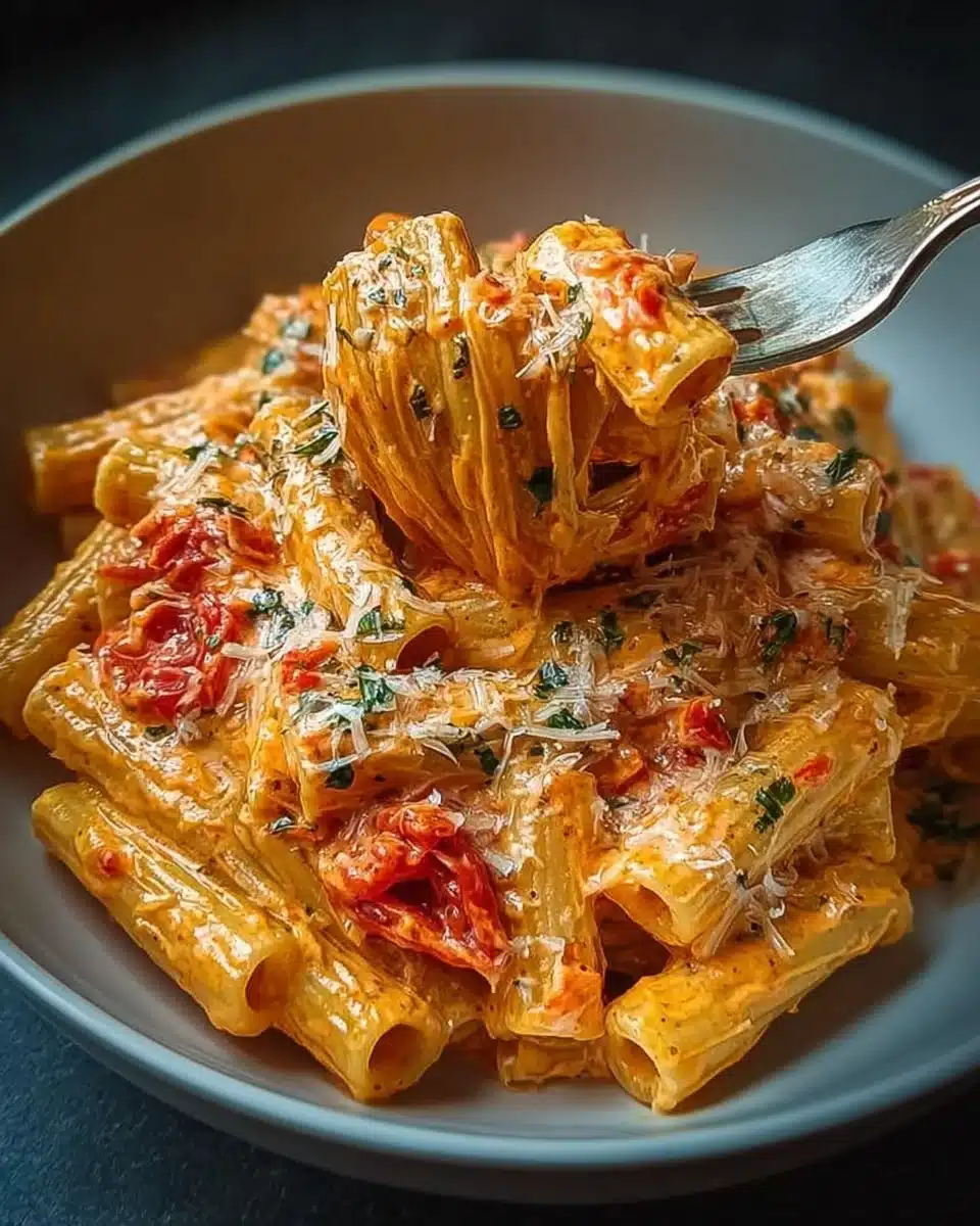Creamy Tomato Garlic Pasta