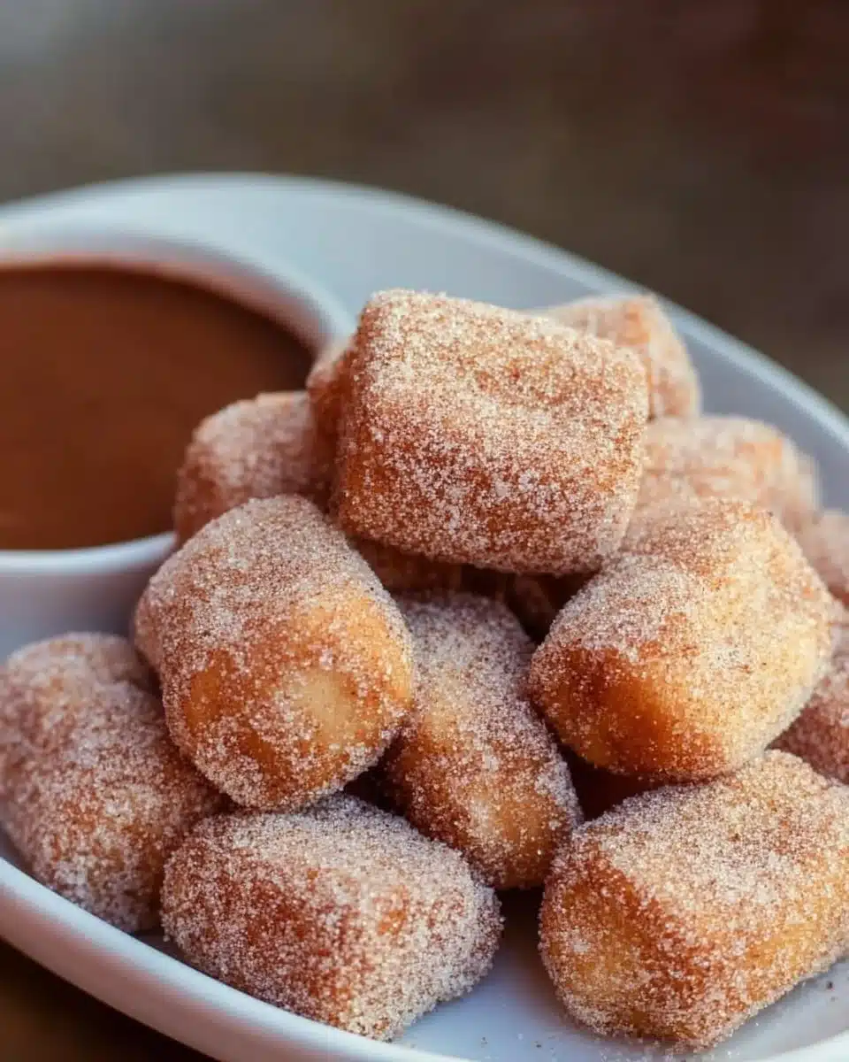 Crispy Air Fryer Churro Bites