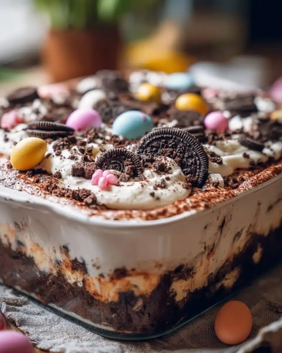 Easter Dirt Cake Casserole