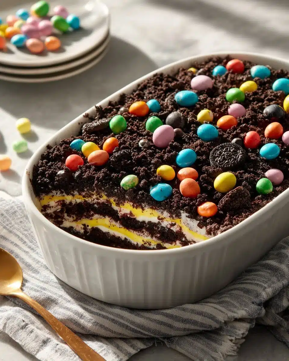 Easter Dirt Cake Casserole