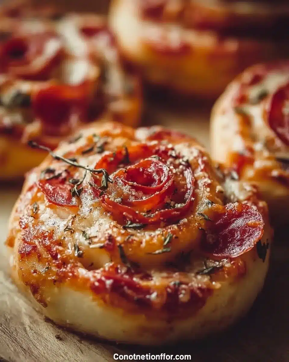 Easy Pizza Roses