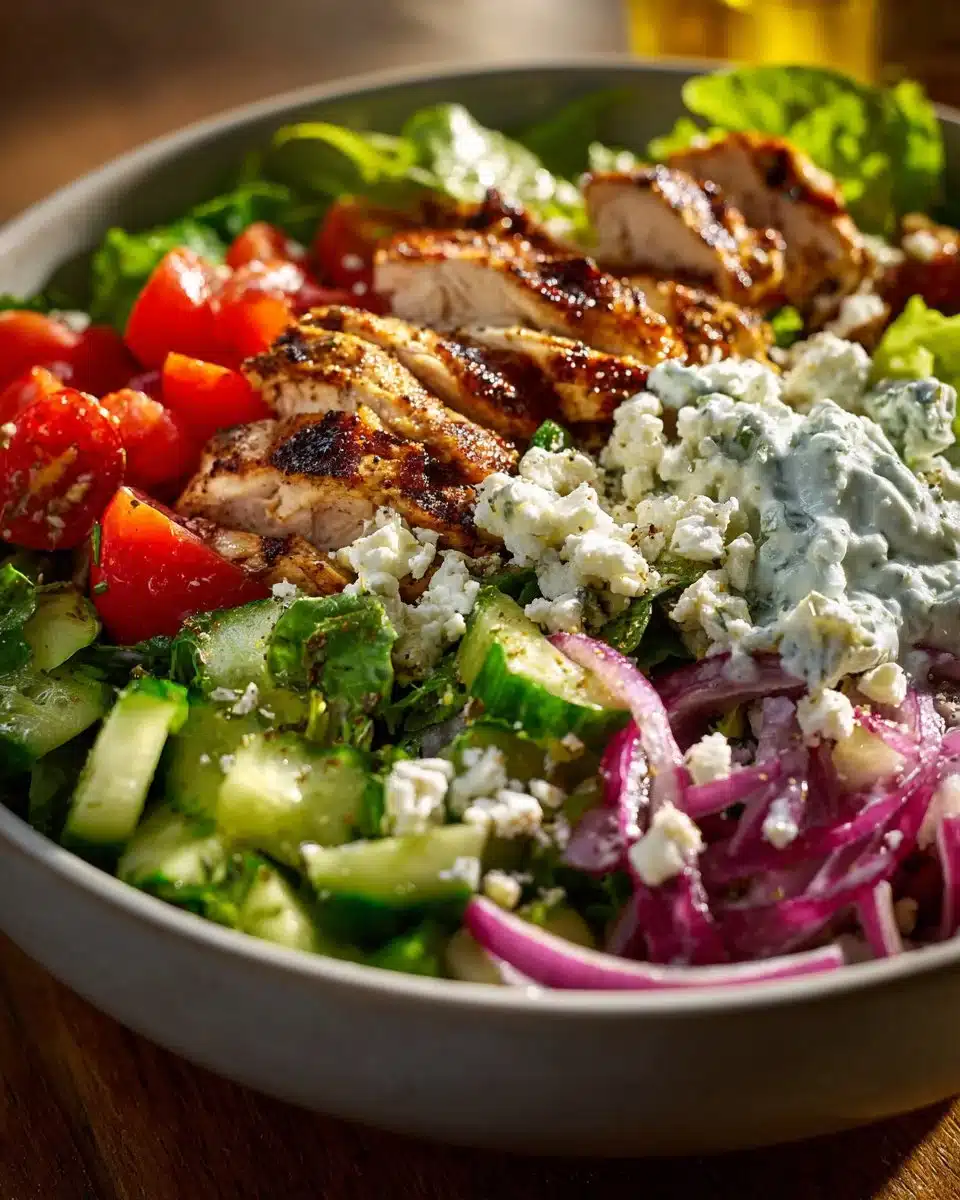 Greek Chicken Bowls