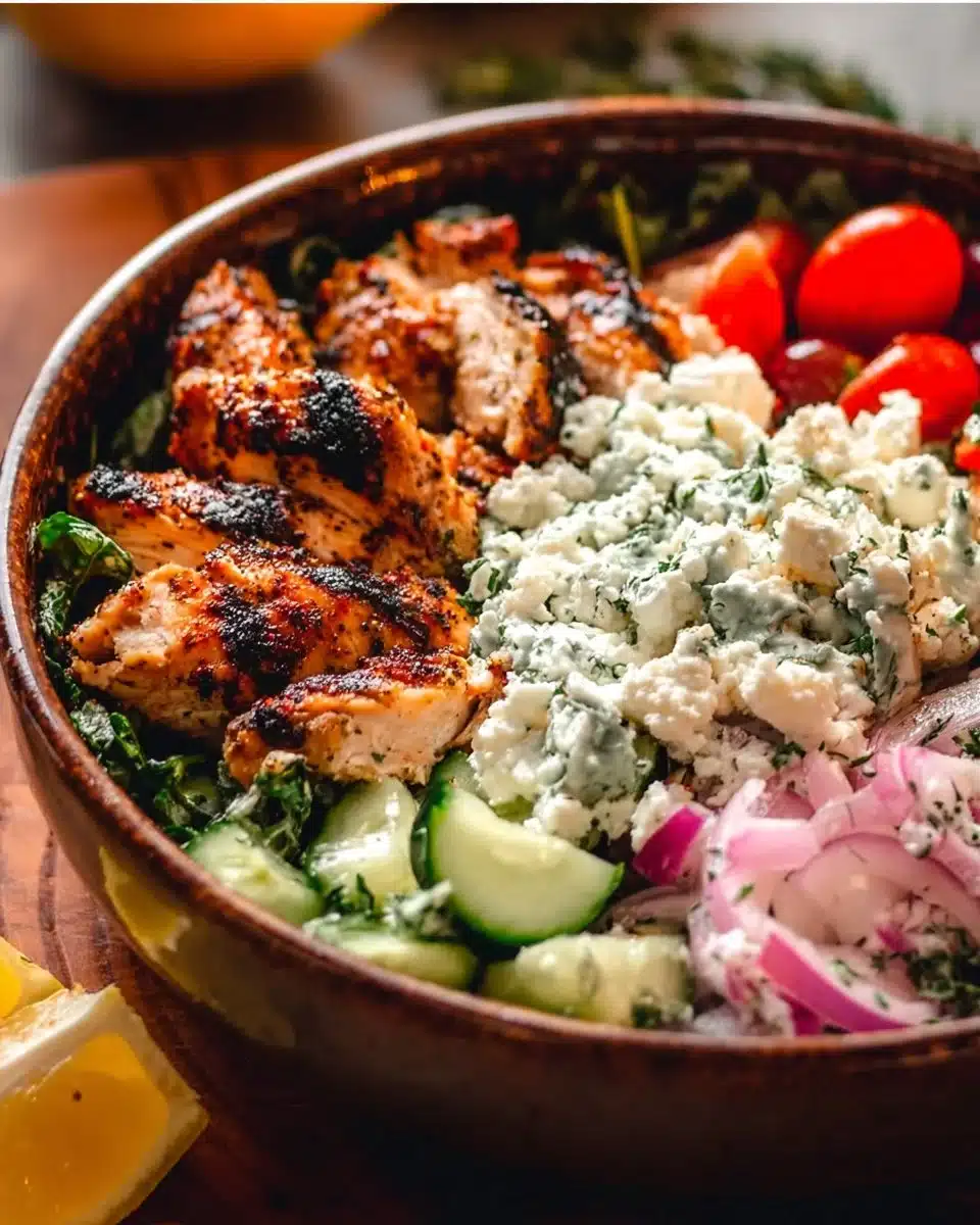 Greek Chicken Bowls