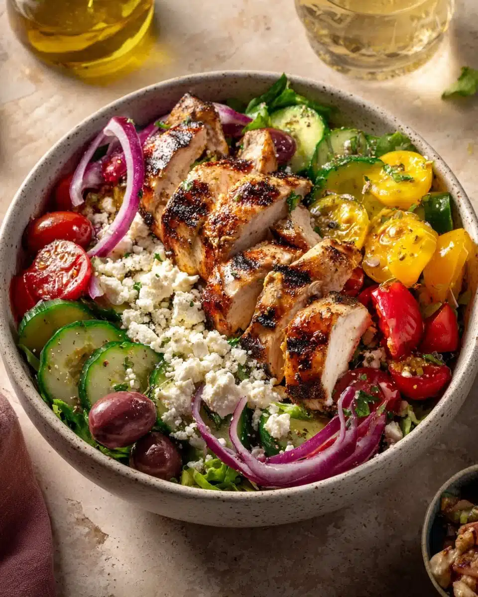 Greek Chicken Bowls