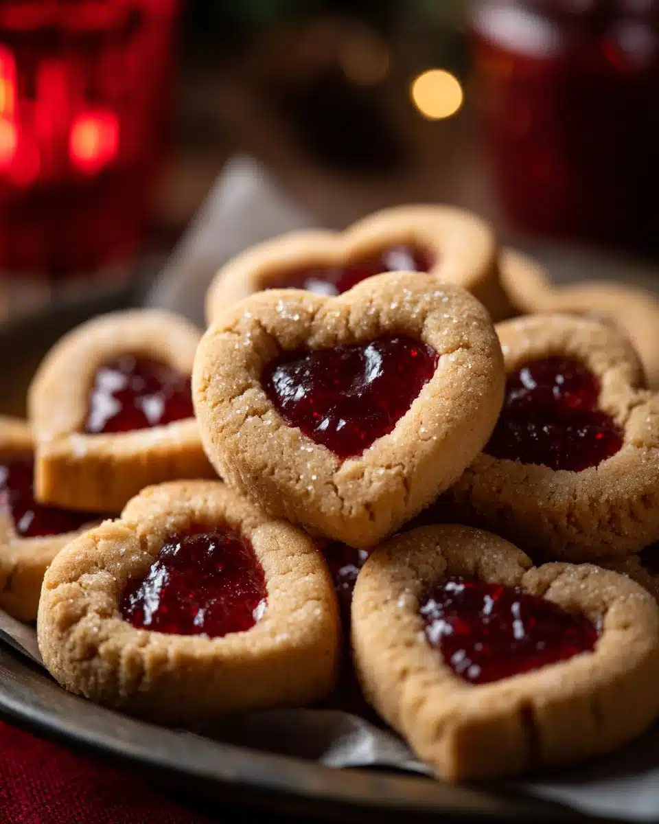 Heart Jam Cookies