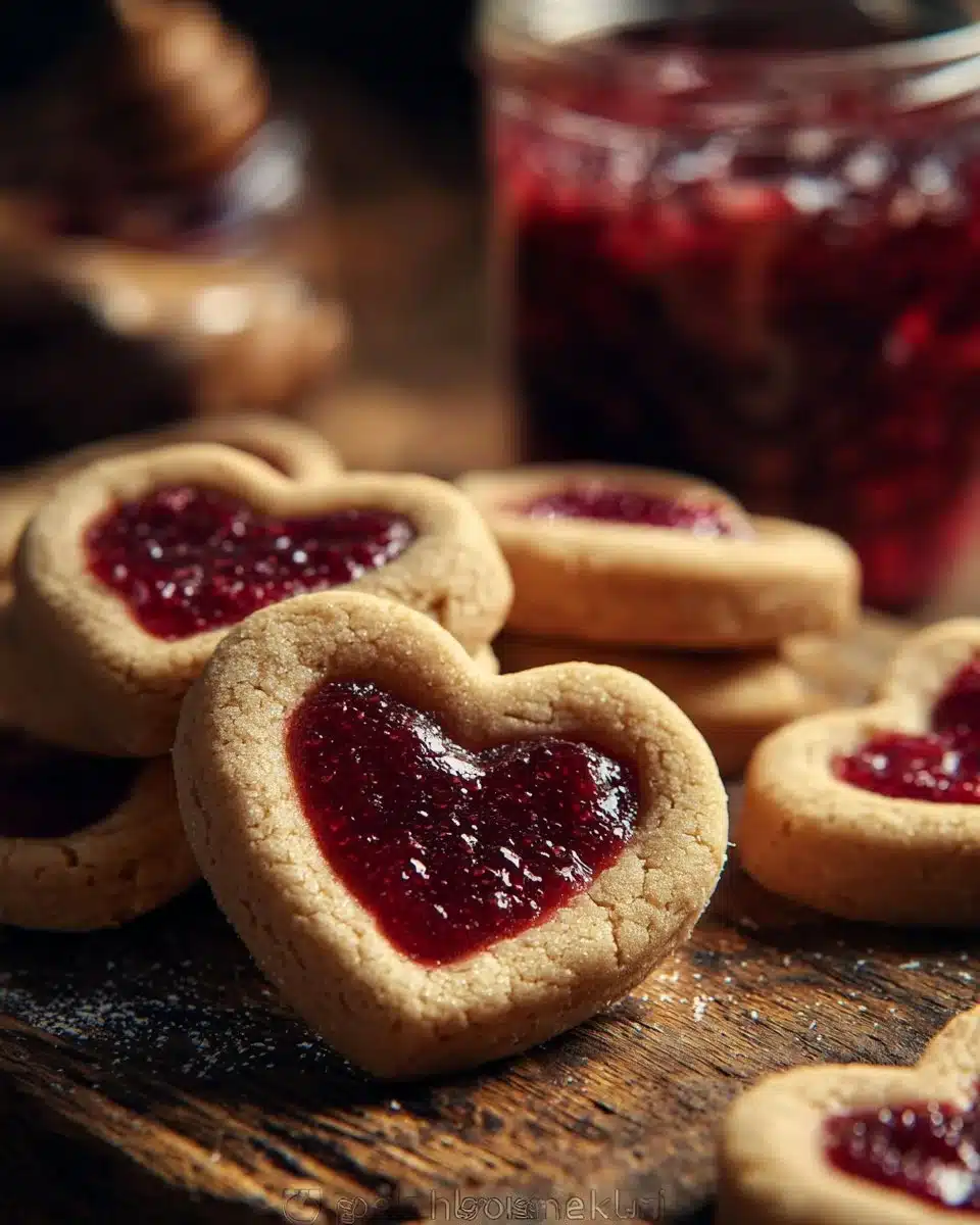 Heart Jam Cookies