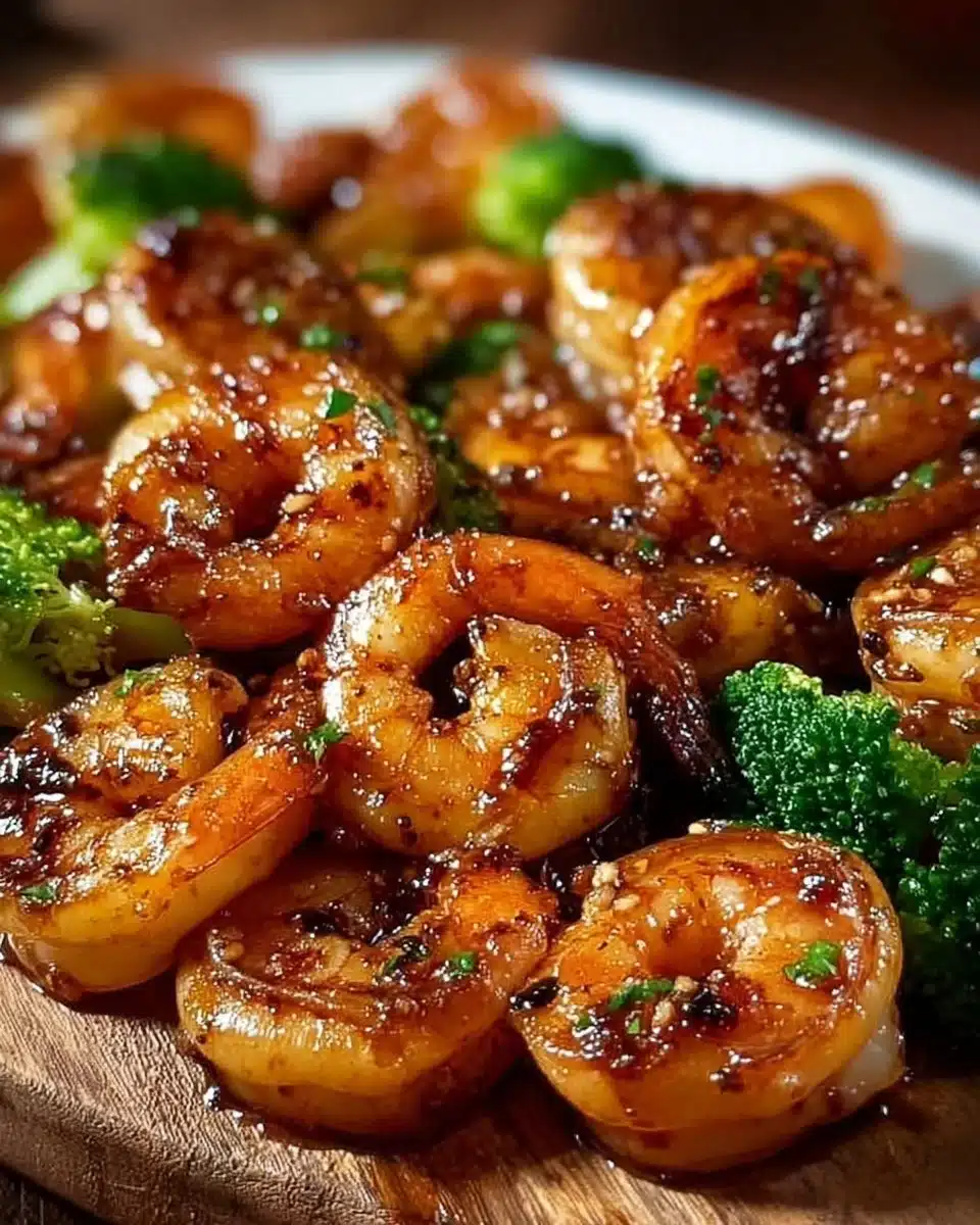 High-Protein Honey Garlic Shrimp