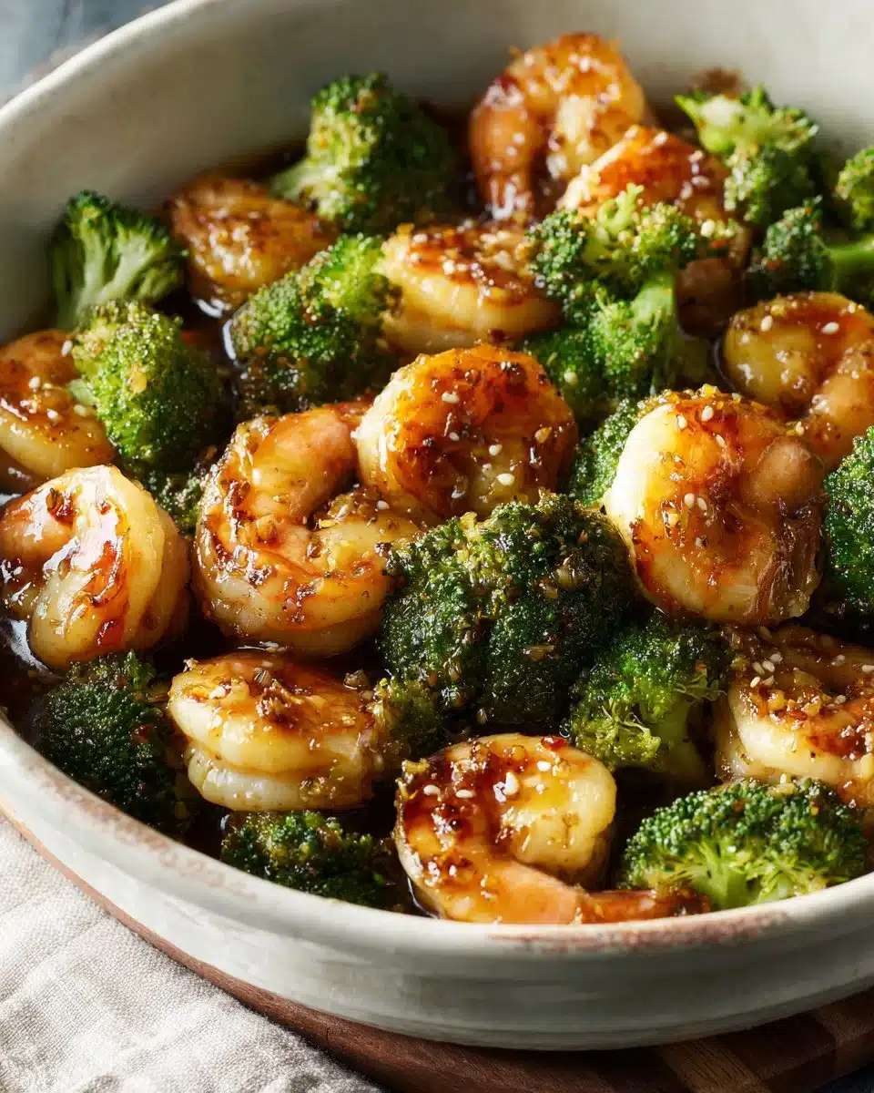 High-Protein Honey Garlic Shrimp