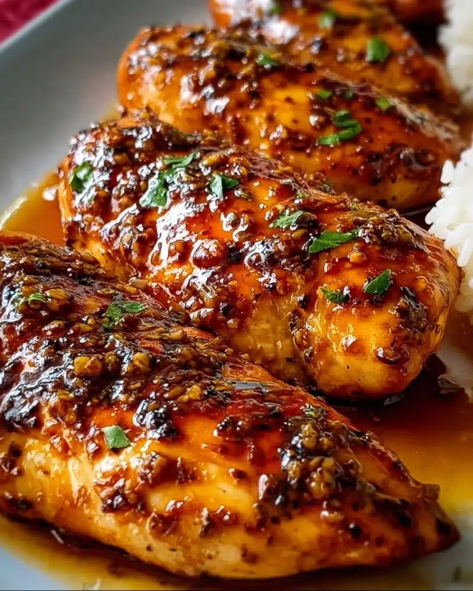 Honey Garlic Chicken Breasts