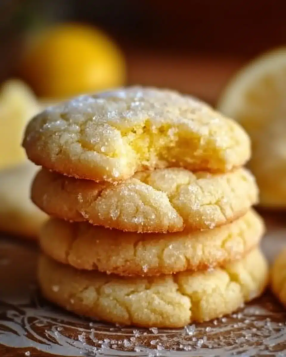 Lemon Drop Sugar Cookies
