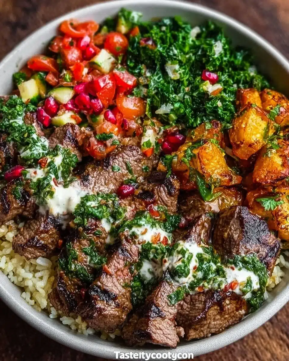 Mediterranean Steak Bowl Recipe