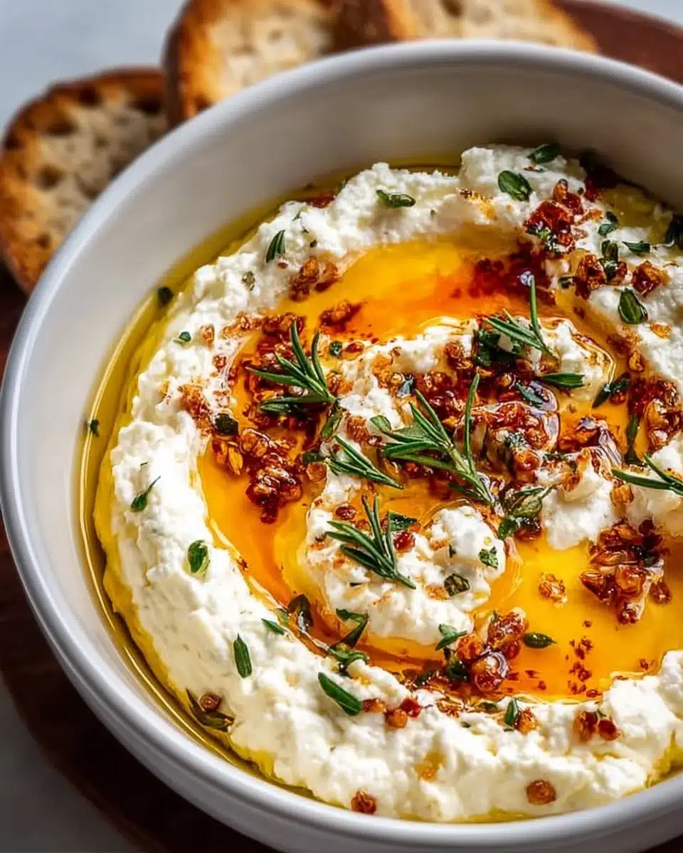 Ricotta Dip with Hot Honey