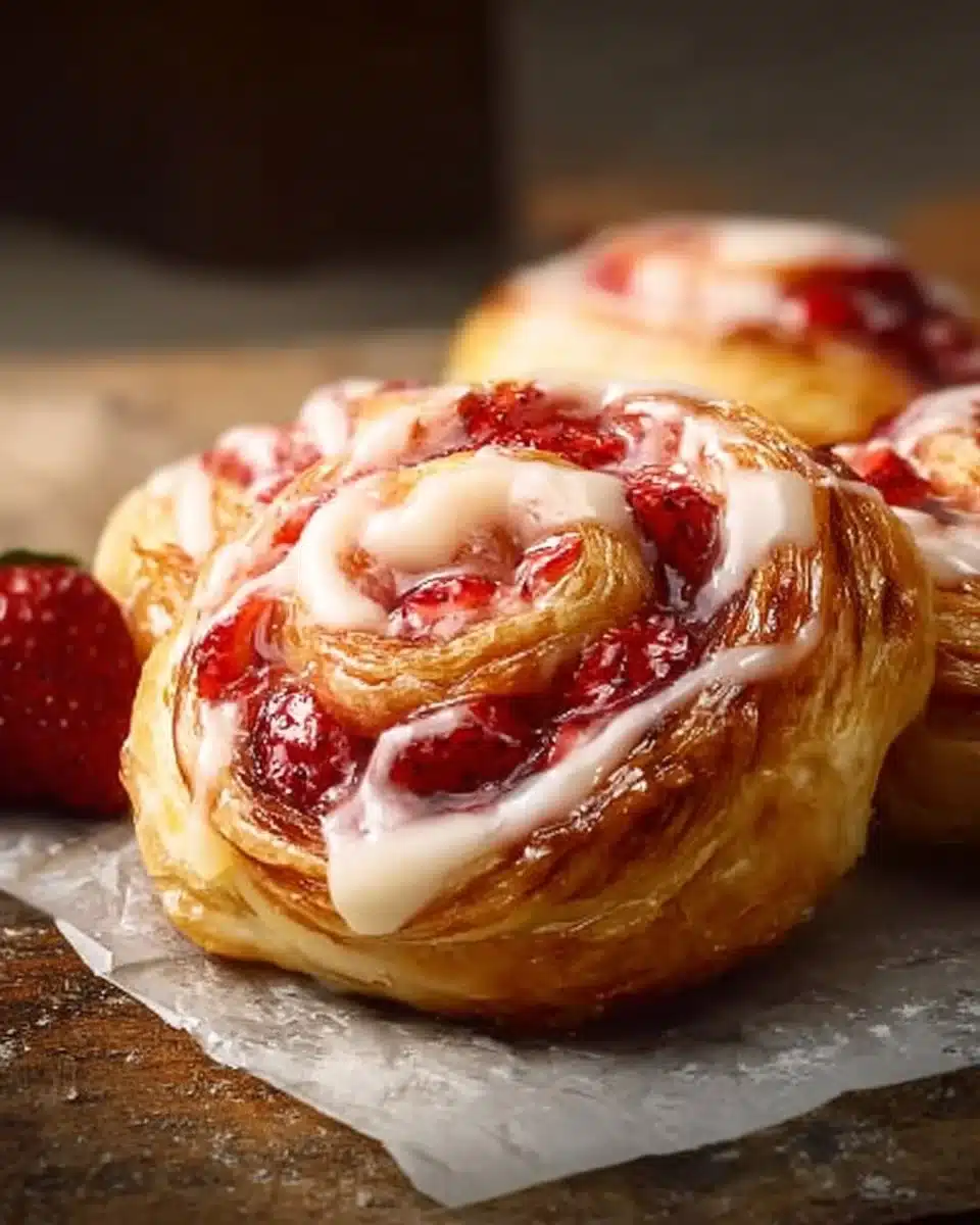 Strawberry Cream Cheese Danish