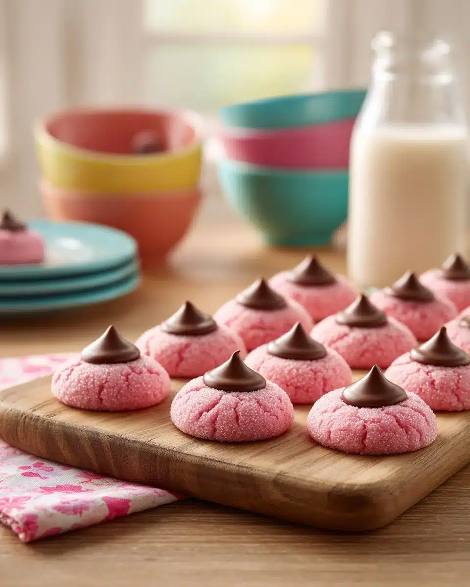 Strawberry Kiss Cookies