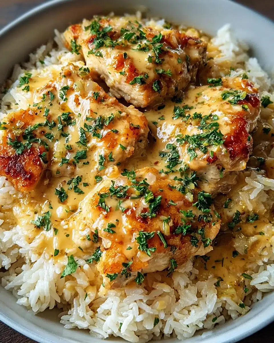 Best Smothered Chicken and Rice Recipe