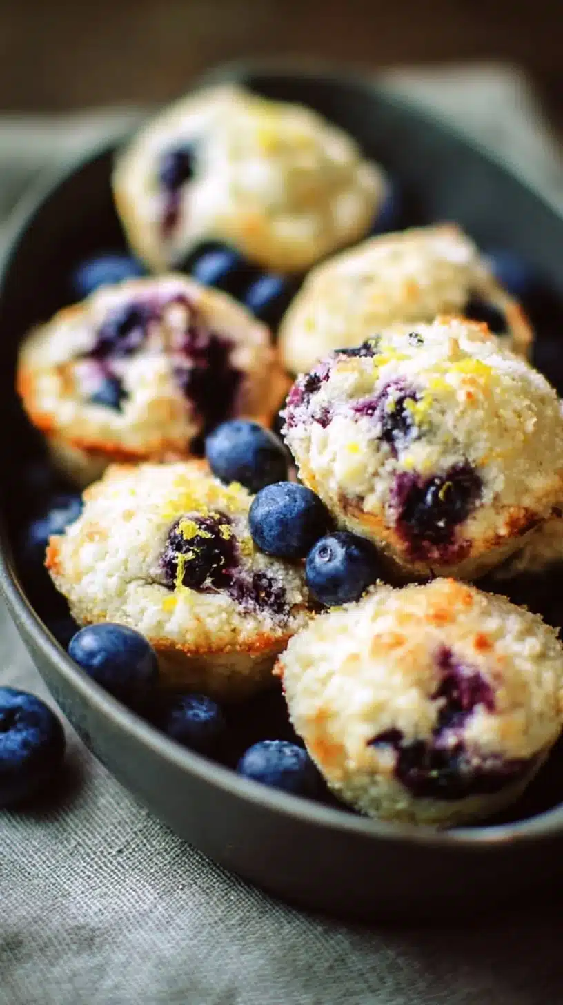 Blueberry and Lemon Zest Cottage Cheese Bites