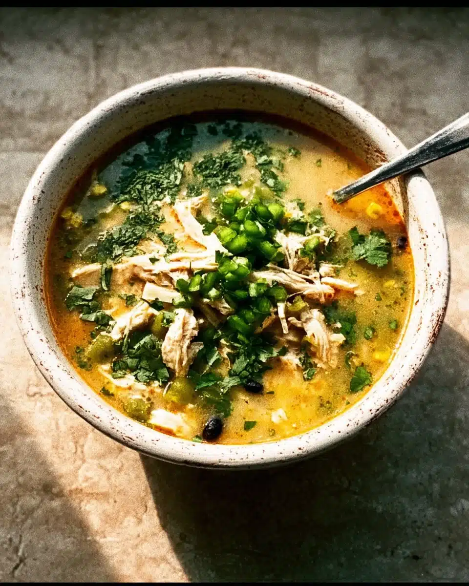 Chicken Poblano Soup