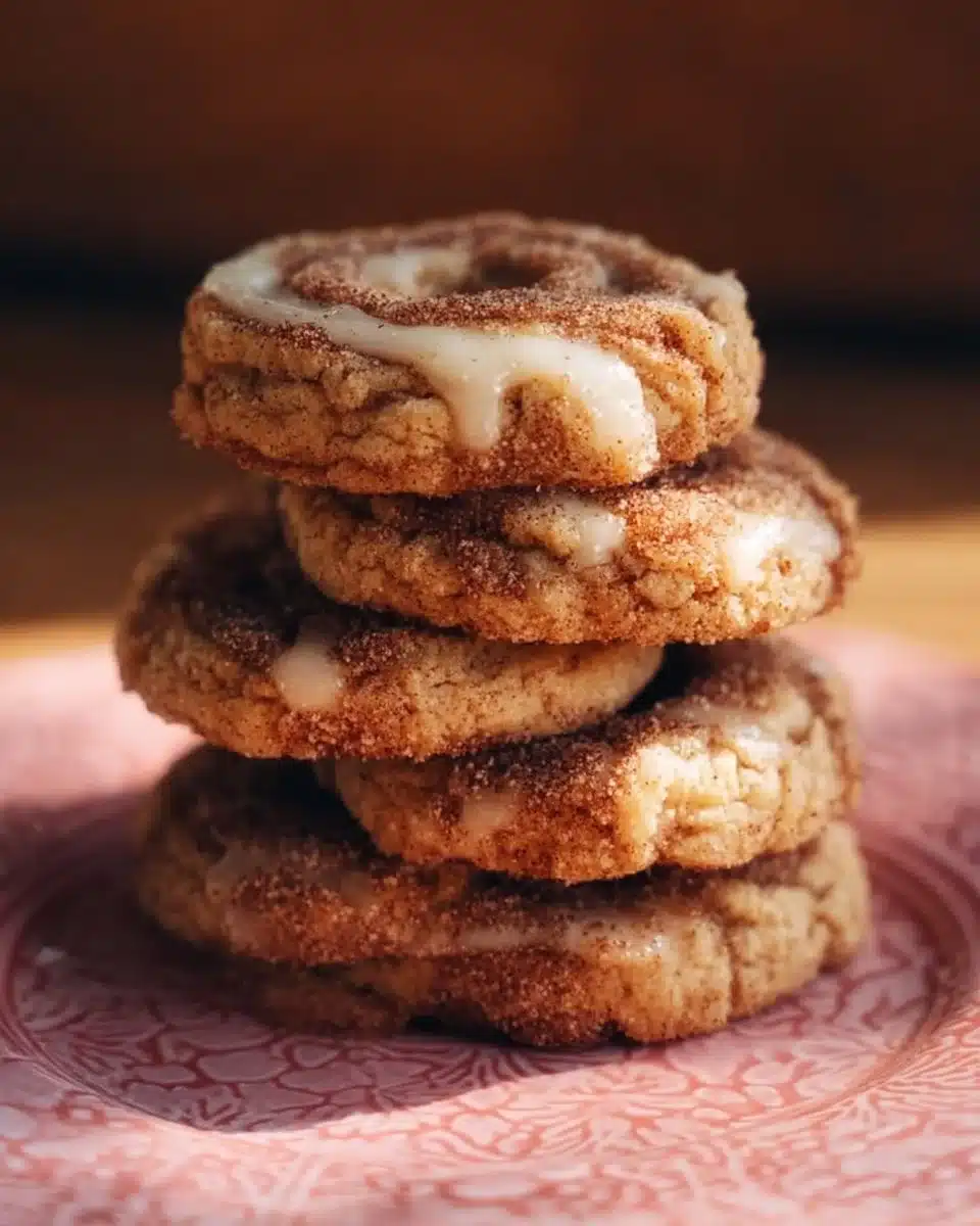 Cinnamon Roll Cheesecake Cookies