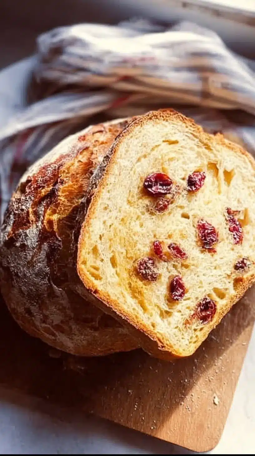 Cranberry Orange Sourdough Bread