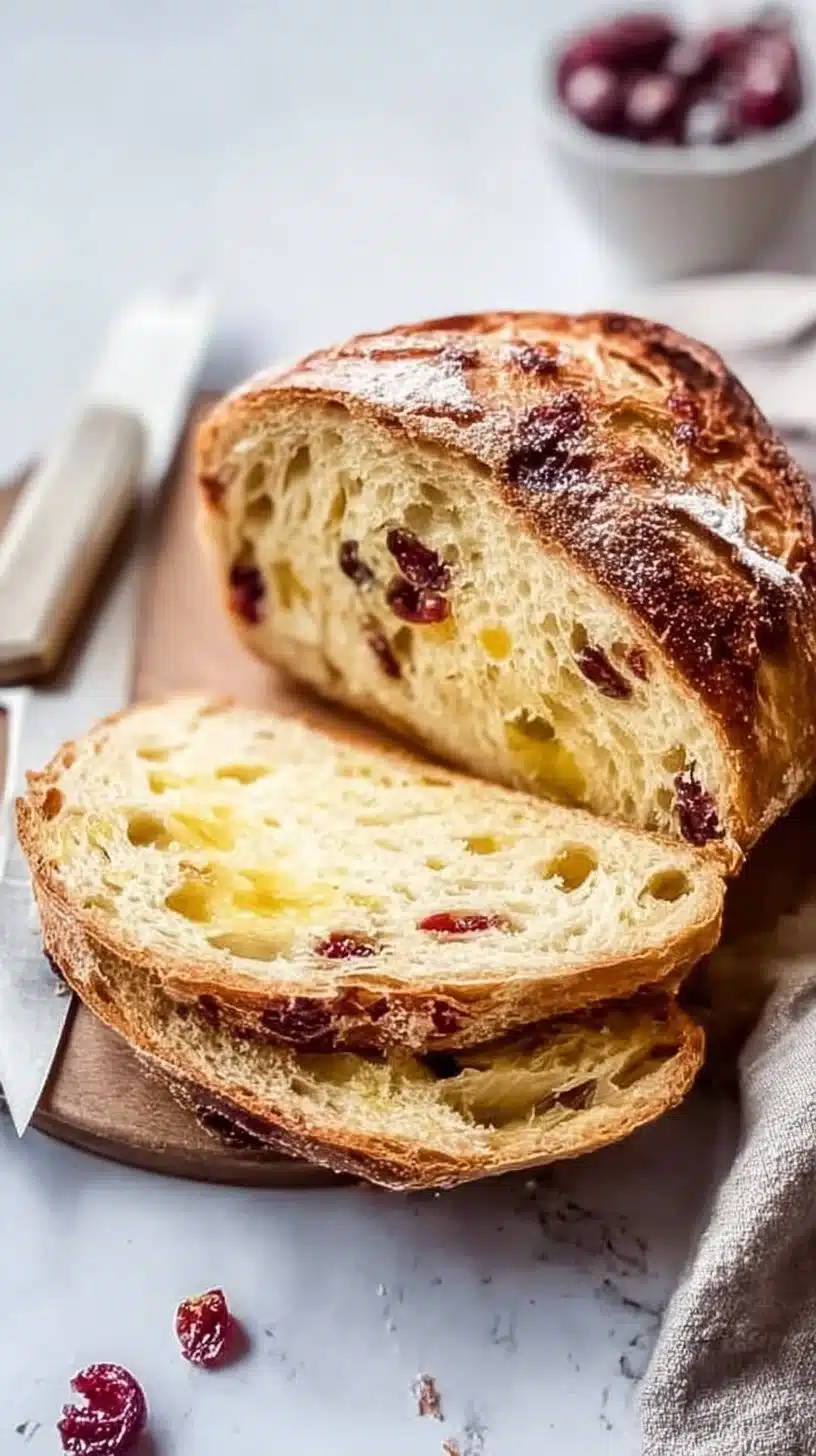 Cranberry Orange Sourdough Bread
