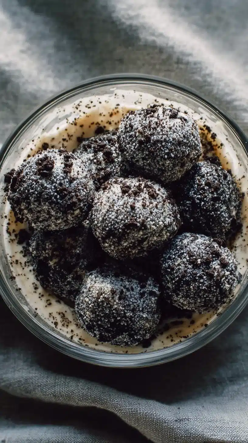 Cream Cheese Oreo Protein Balls