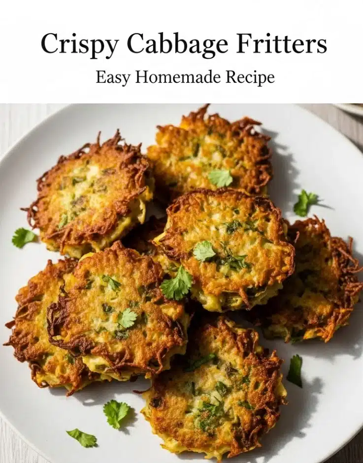 Crispy Cabbage Fritters