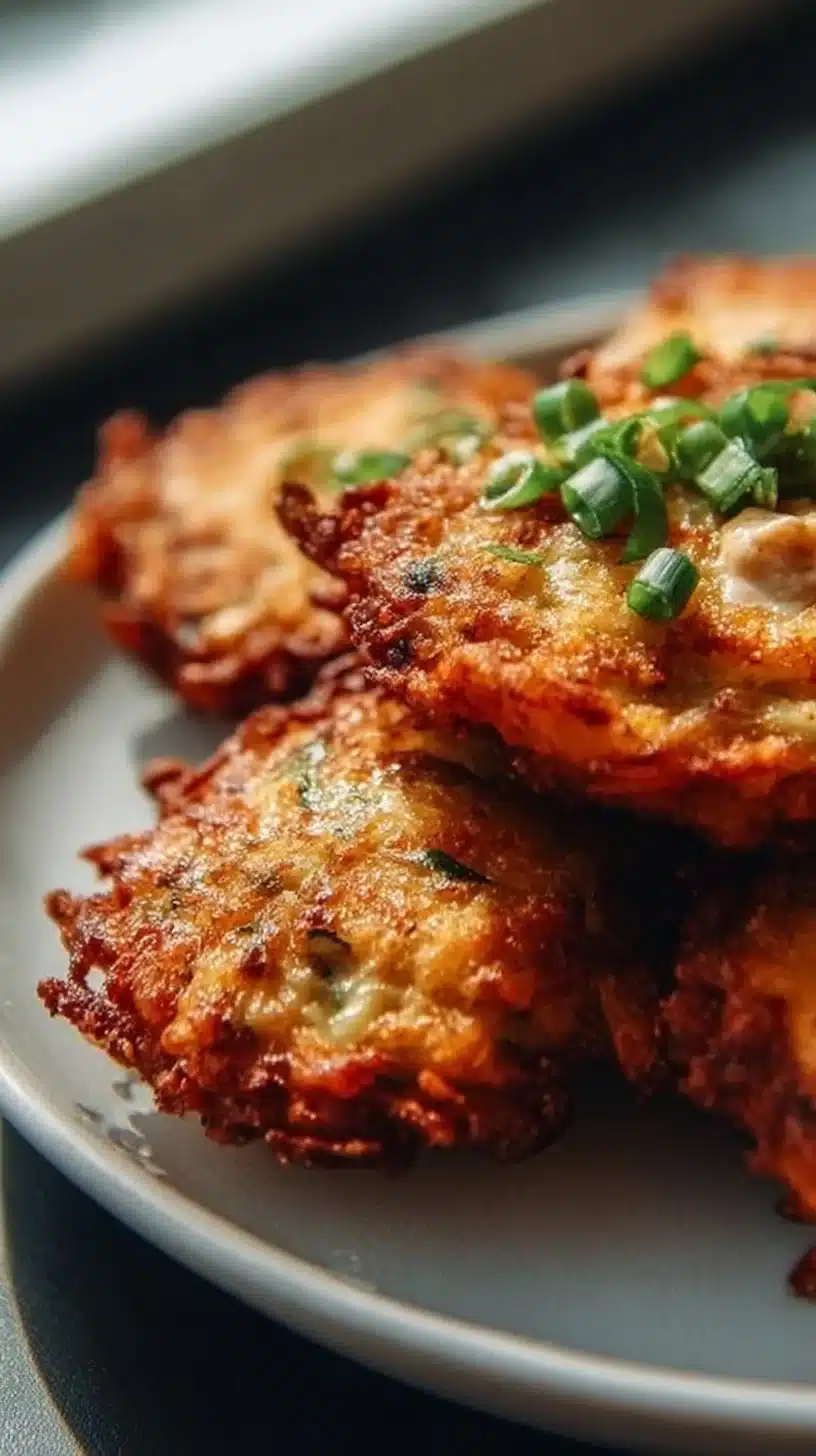 Crispy Cabbage Fritters