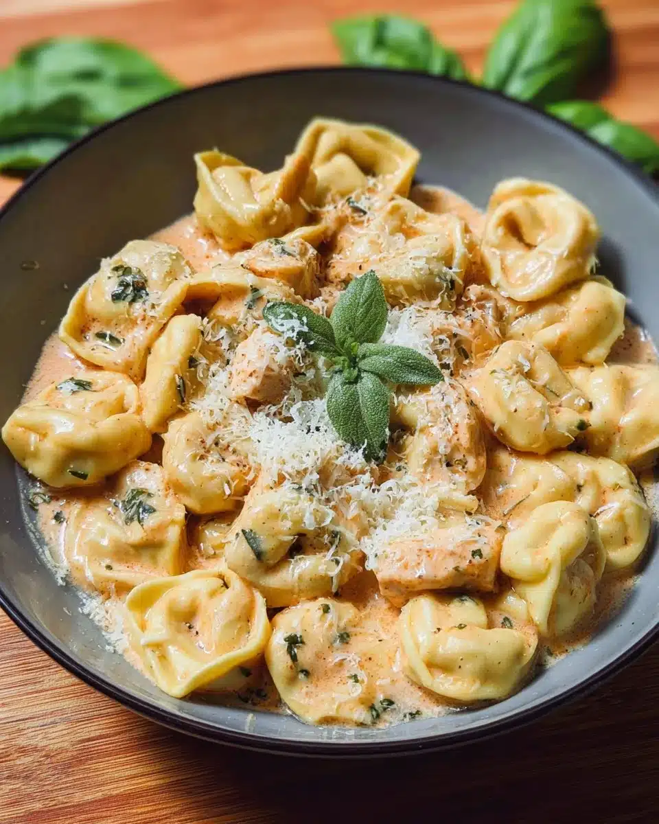 CrockPot Chicken Tortellini