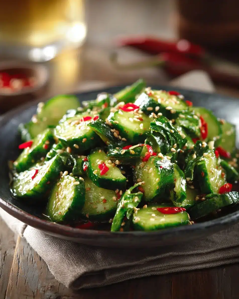 Easy Asian Cucumber Salad