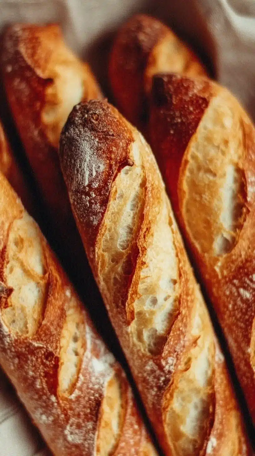 Easy Crusty Mini Baguettes