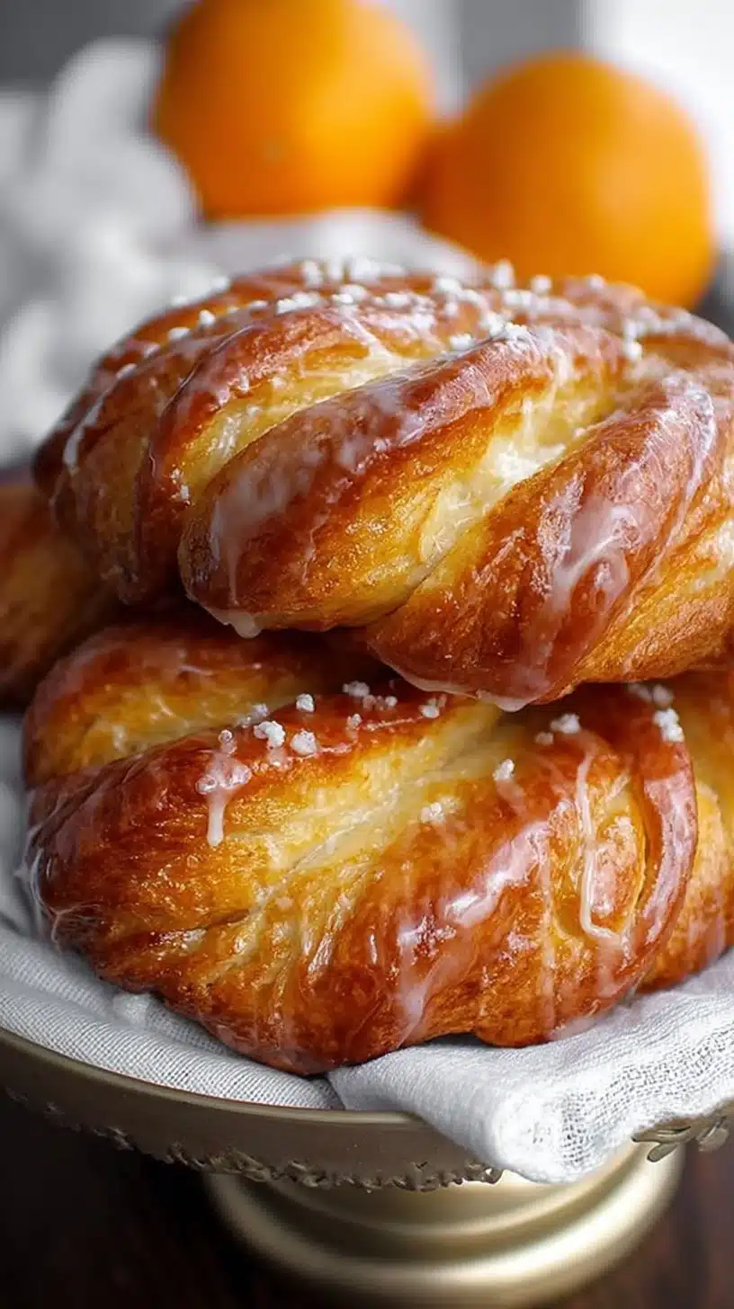 Glazed Bittersweet Orange Twists | Sweet Bread Recipes, Homemade Bread Recipes, Recipes