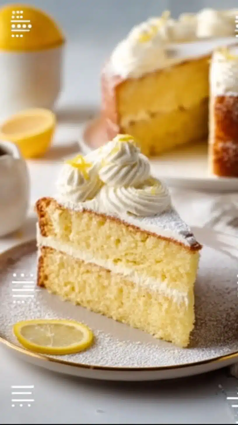 Italian Lemon Cream Cake