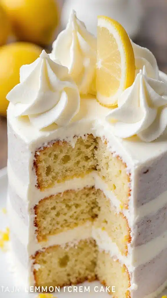 Italian Lemon Cream Cake