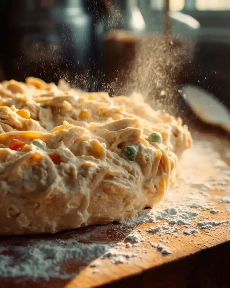 Noodle Chicken Pot Pie Casserole